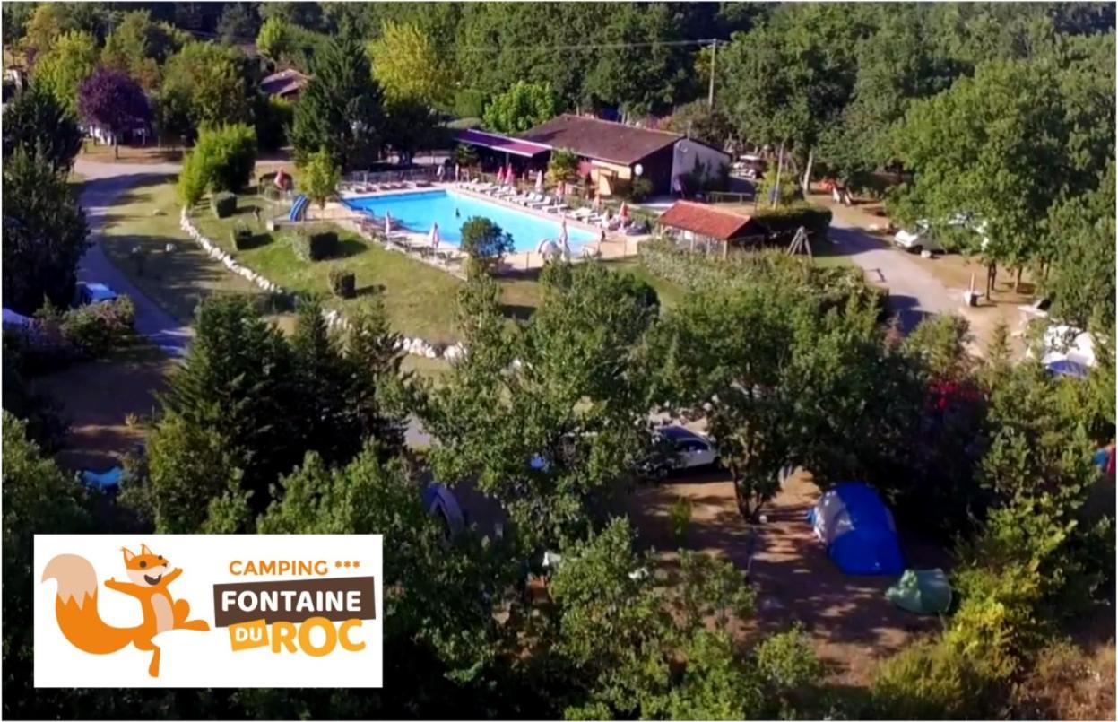 Camping Fontaine Du Roc Hostal Devillac Exterior foto